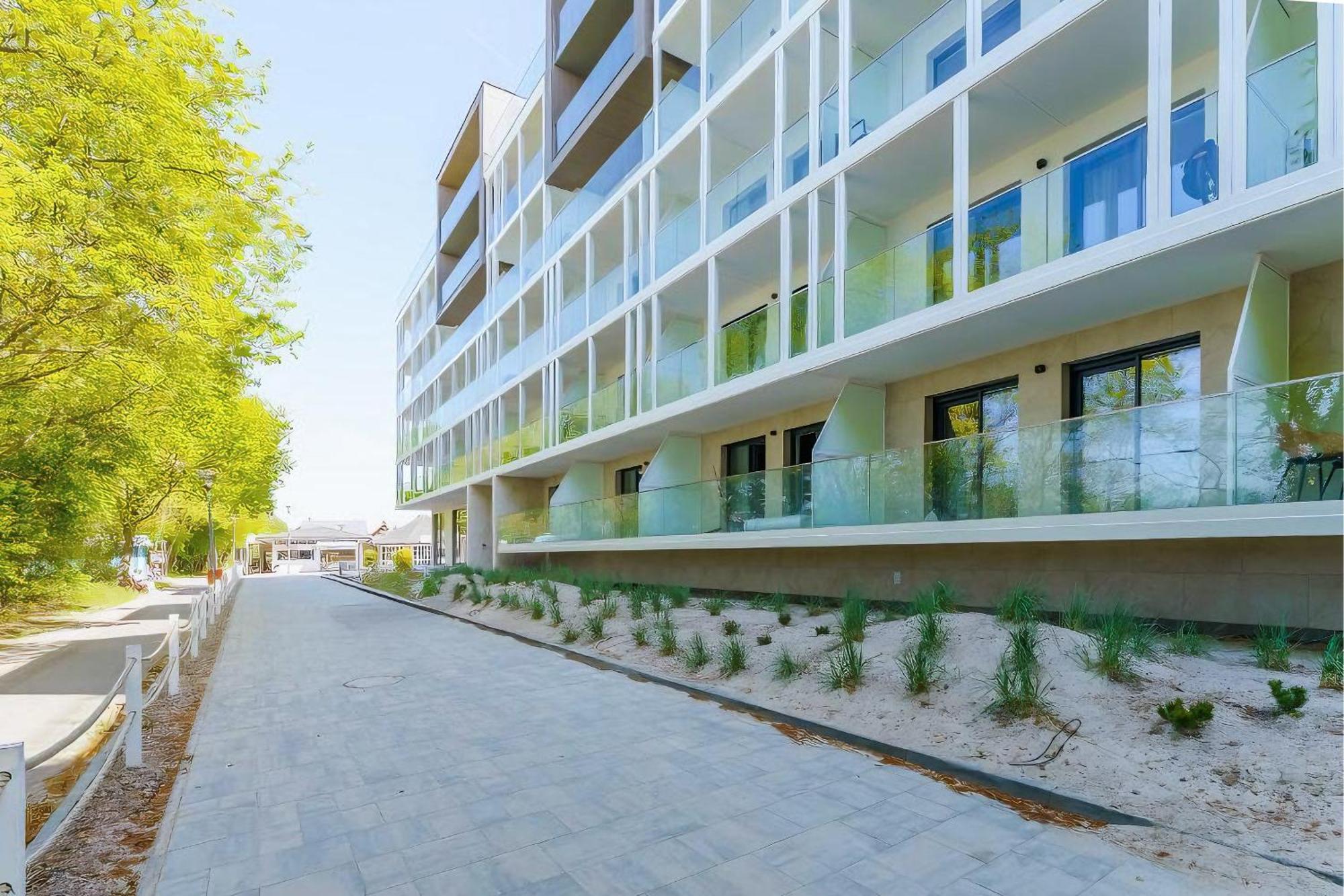 Apartament 018 Tuz Przy Plazy Z Tarasem I Parkingiem Perlowa Przystan Sianozety Exterior foto